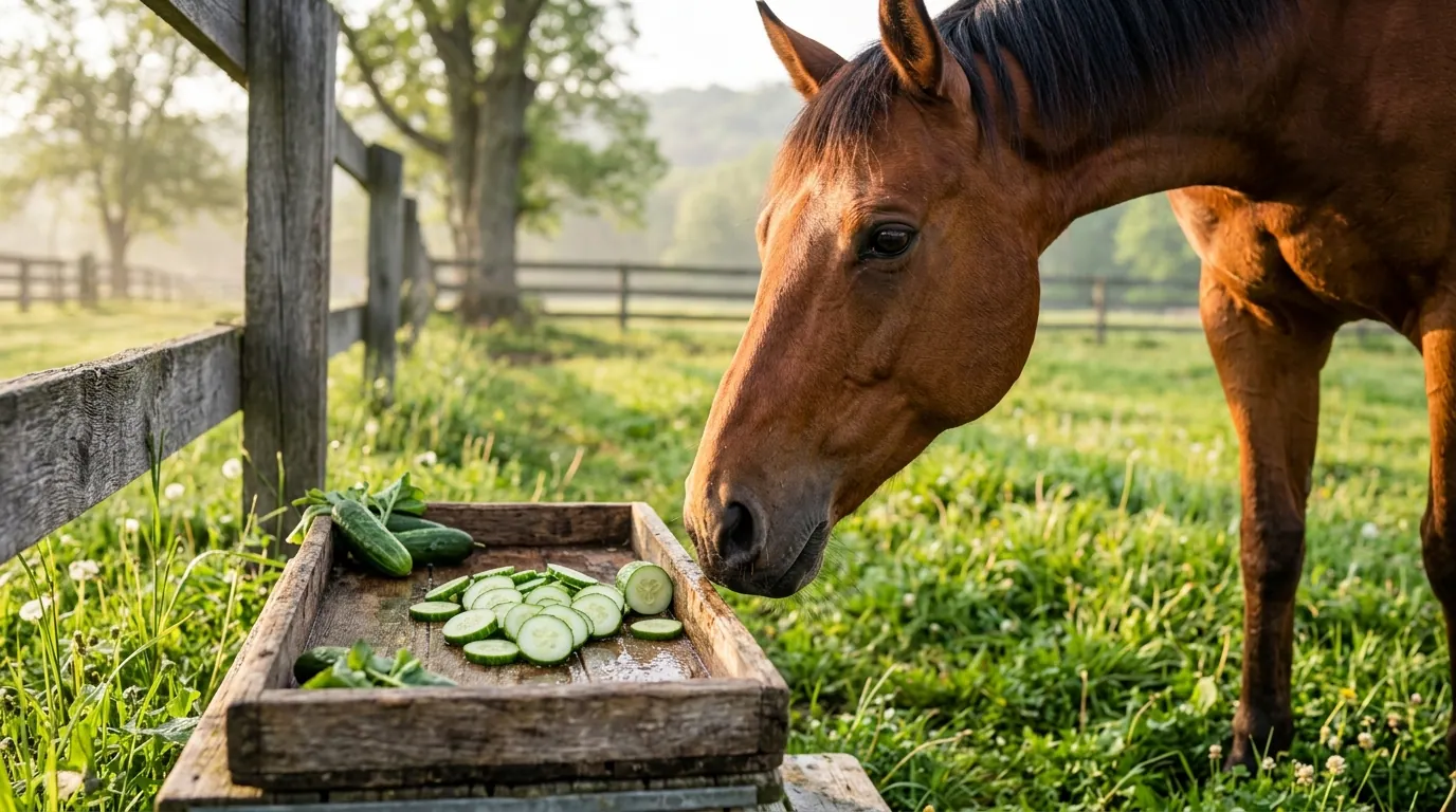 Can Horses Eat Cucumber?