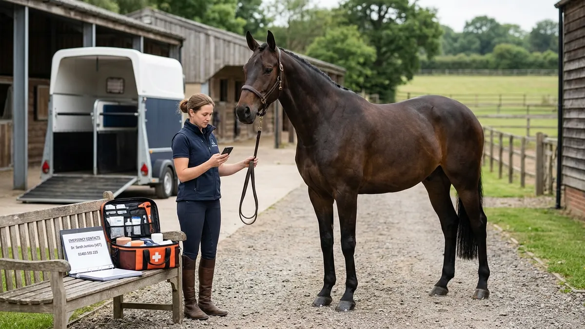 Horse Emergency Card