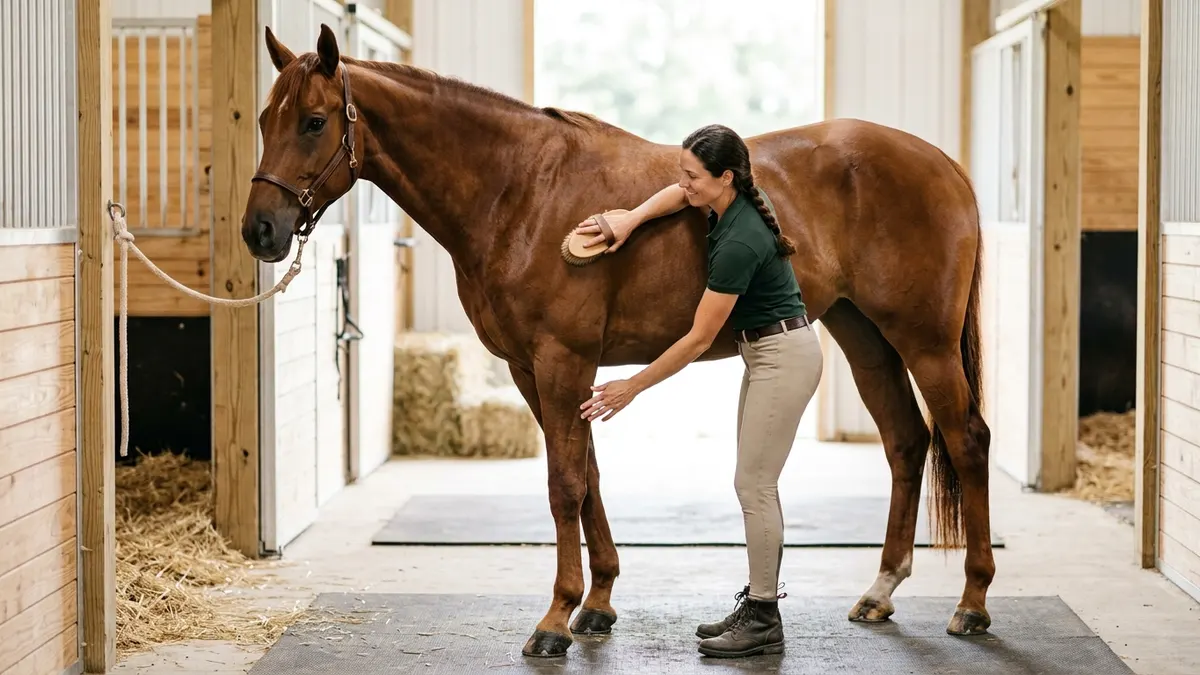 Horse Grooming Routine: Daily Checks Hidden Inside a Brush